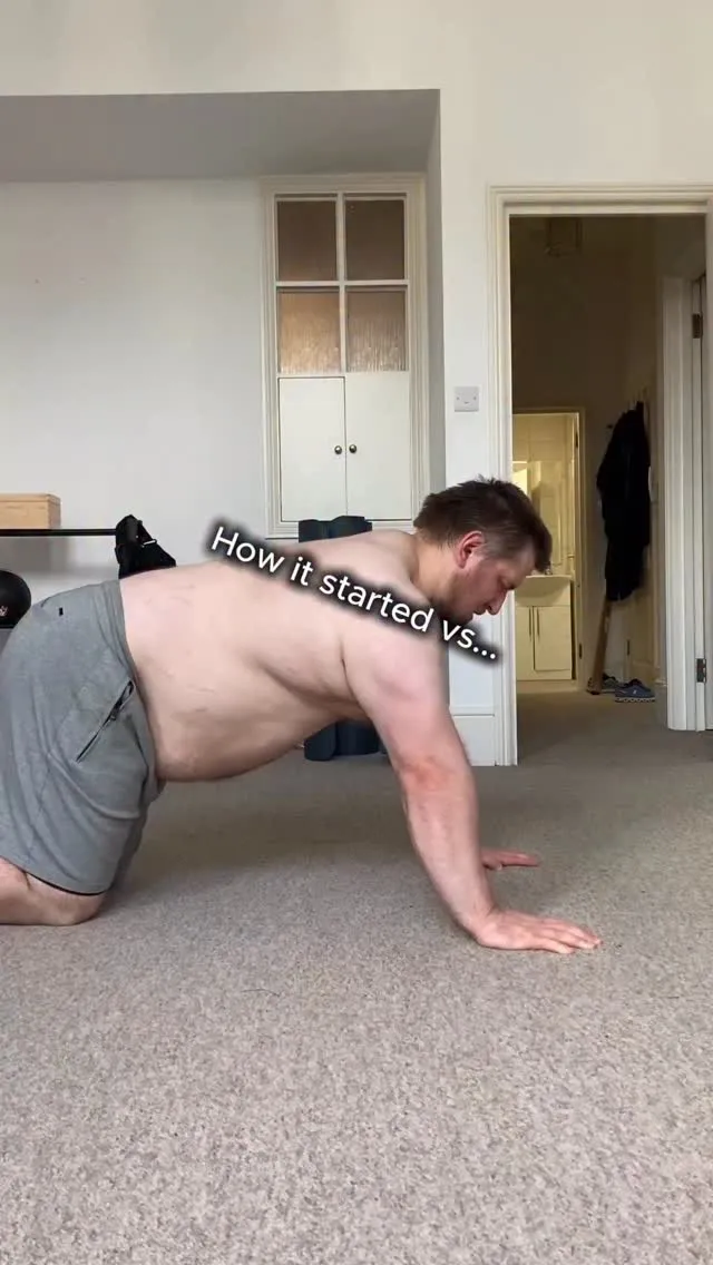 Push-Up Progress Over One Year