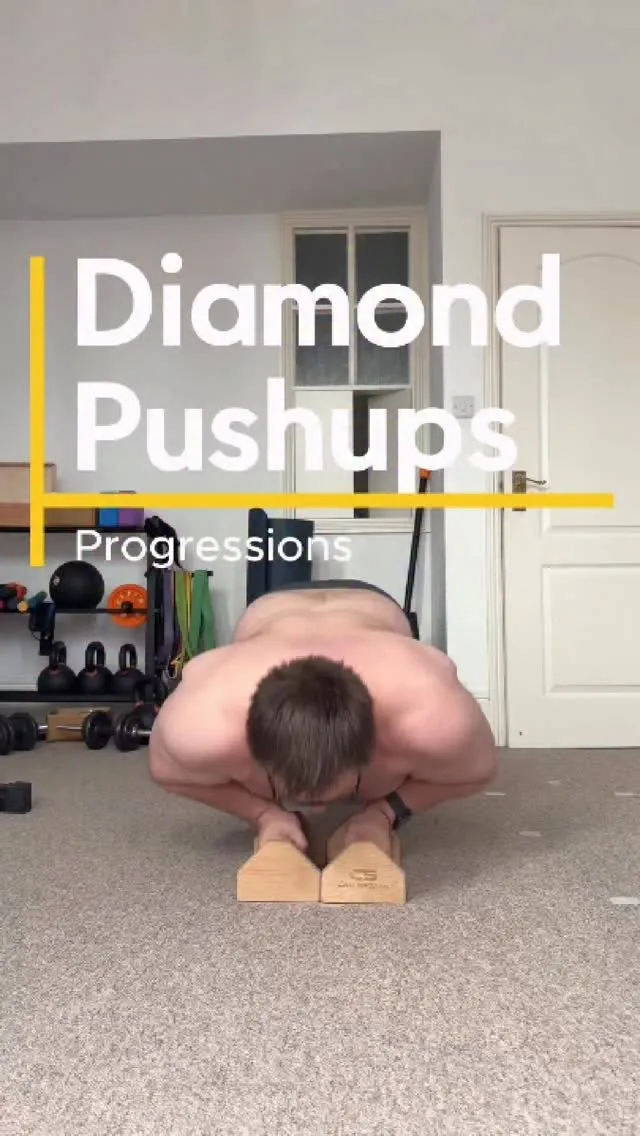Diamond Pushup Progressions