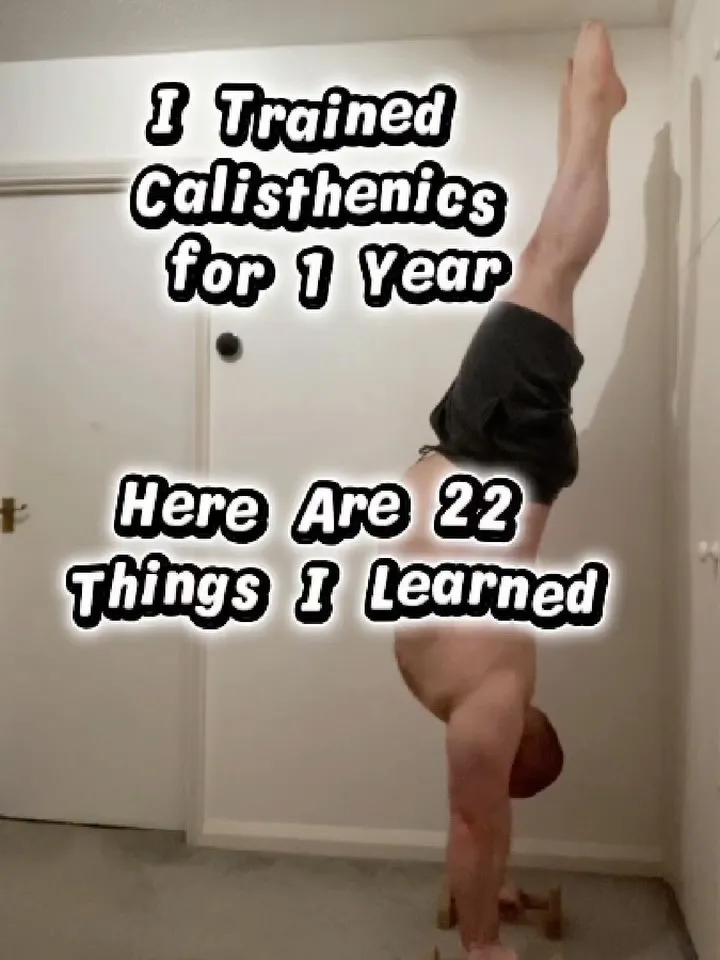 One Year of Calisthenics Lessons